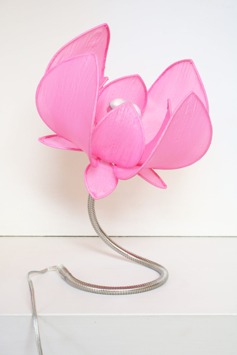 lamp bloem roze