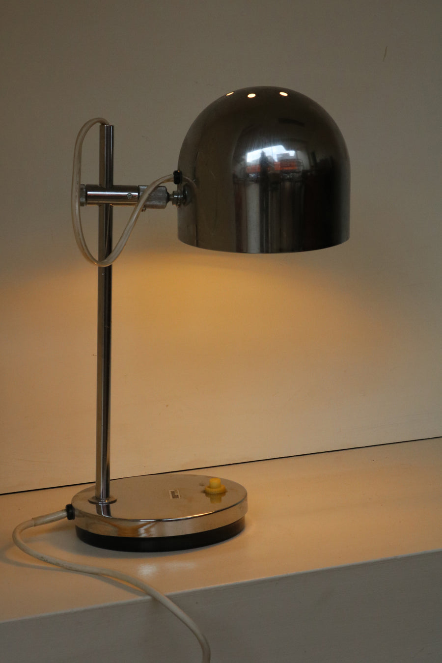 bureaulamp chrome