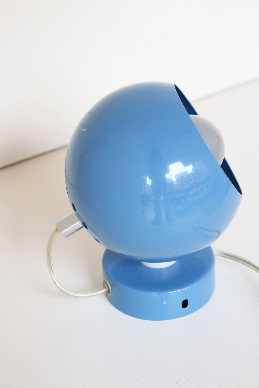 eyeball lamp blauw