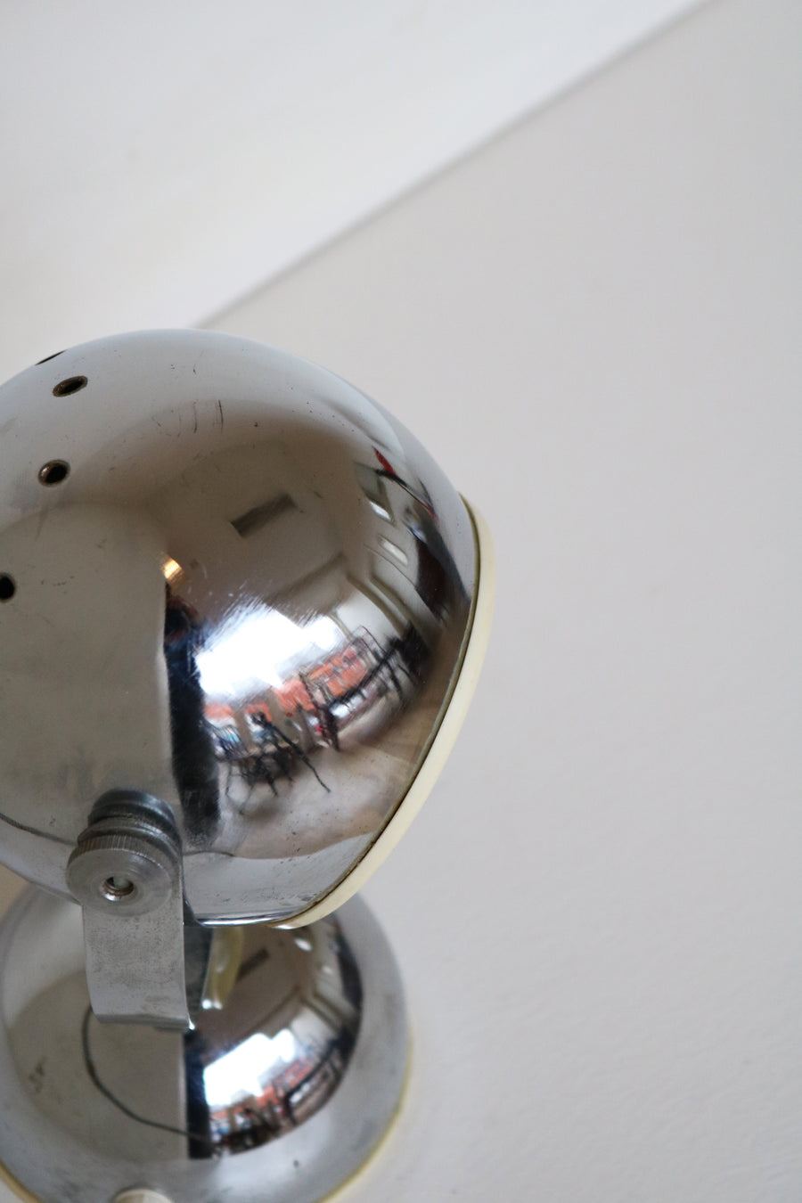 eyeball lamp chrome