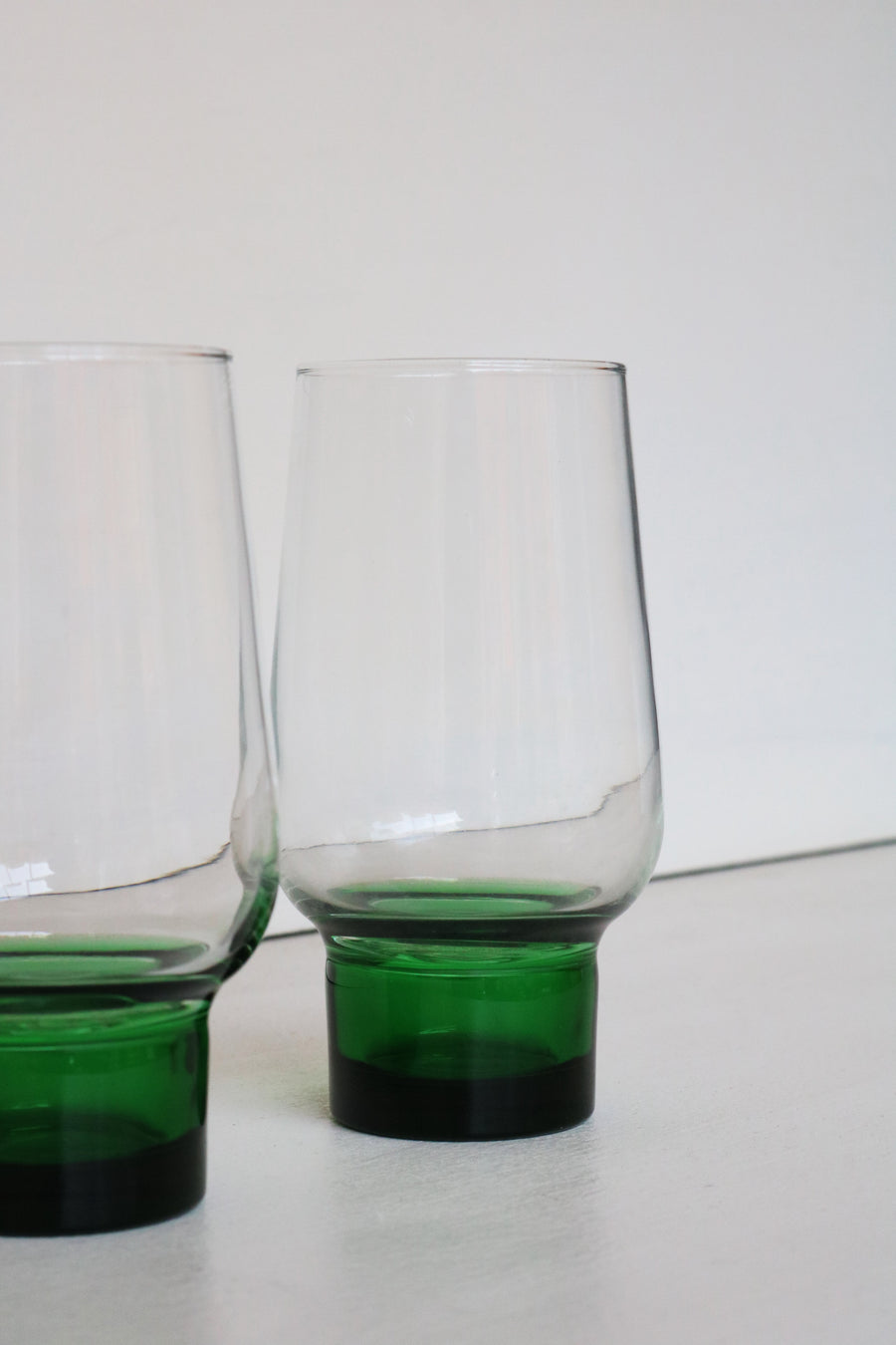 set waterglazen groene L