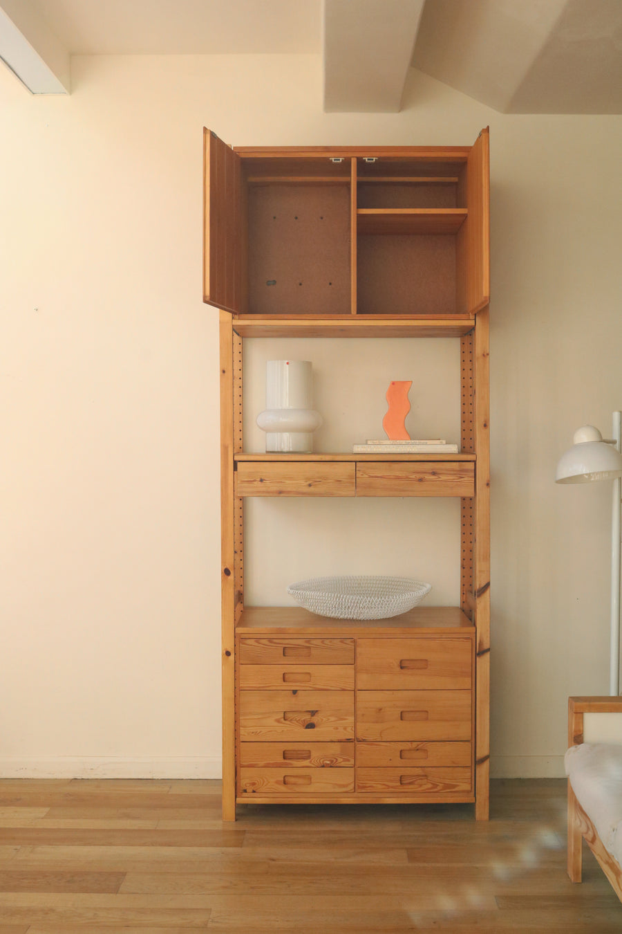 grenen stellingkast