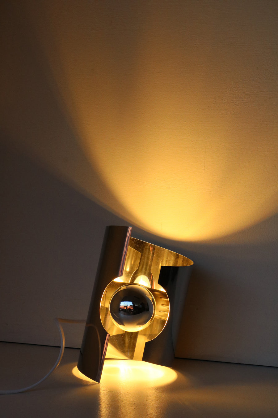 wandlamp chrome